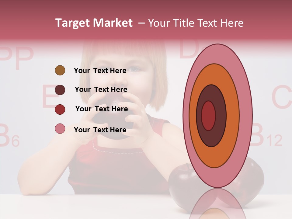 Healthy Candid Caucasian PowerPoint Template