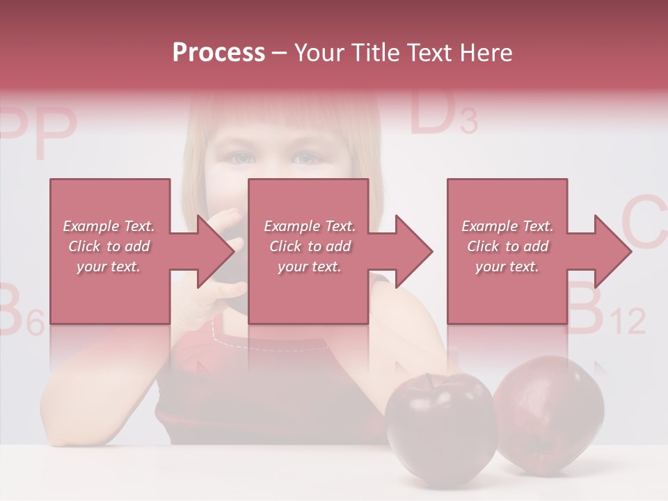 Healthy Candid Caucasian PowerPoint Template