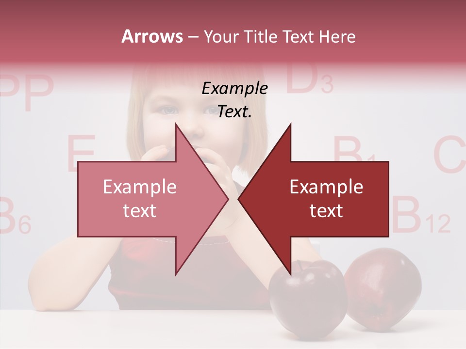 Healthy Candid Caucasian PowerPoint Template