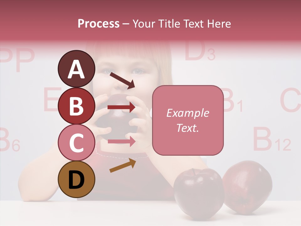 Healthy Candid Caucasian PowerPoint Template