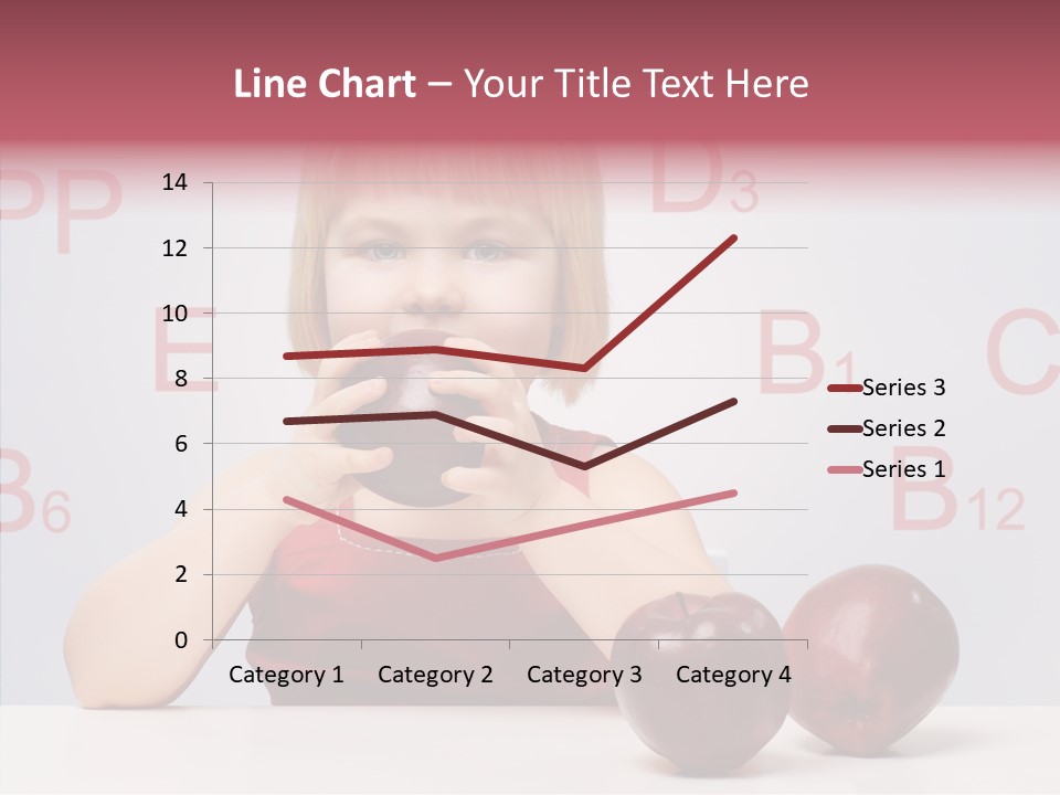 Healthy Candid Caucasian PowerPoint Template