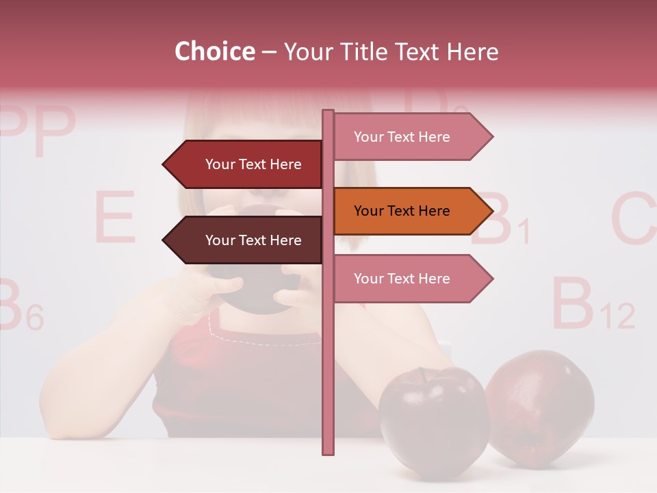 Healthy Candid Caucasian PowerPoint Template