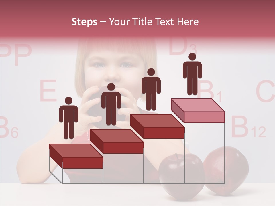 Healthy Candid Caucasian PowerPoint Template