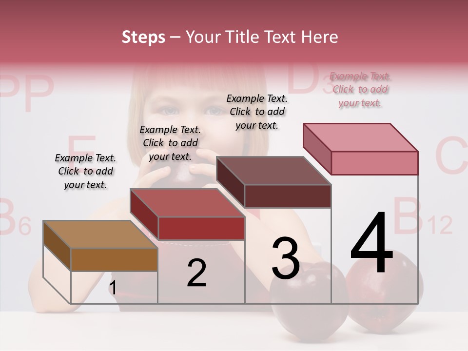 Healthy Candid Caucasian PowerPoint Template