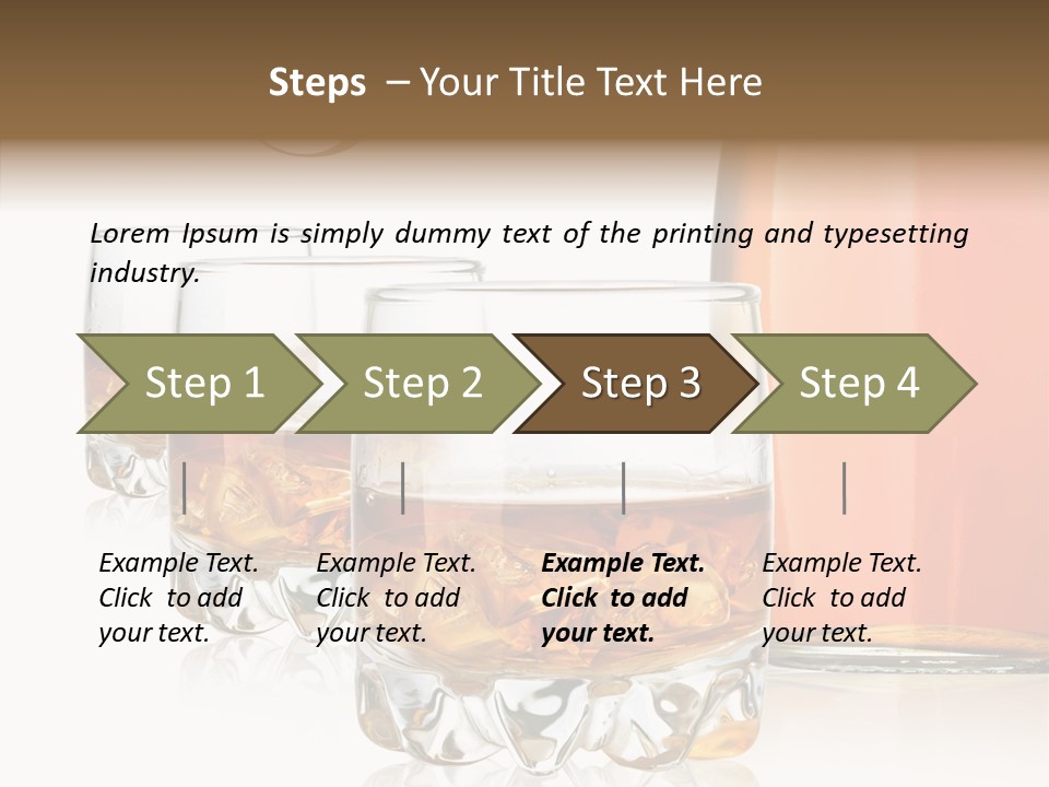Beverage Yellow Single PowerPoint Template