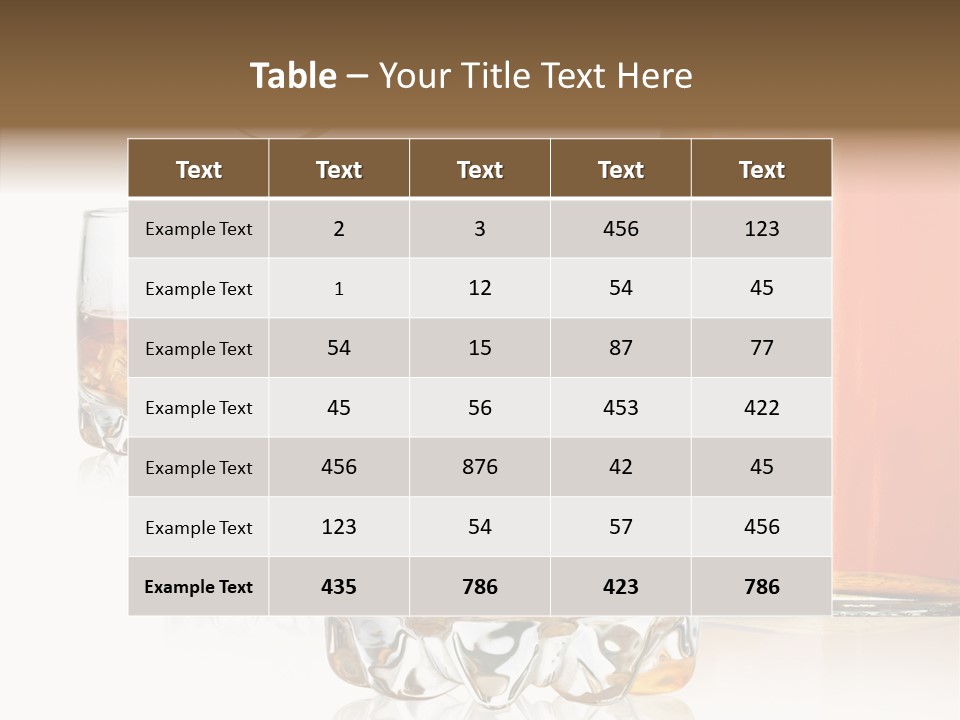 Beverage Yellow Single PowerPoint Template