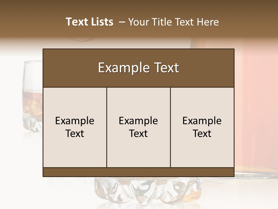 Beverage Yellow Single PowerPoint Template