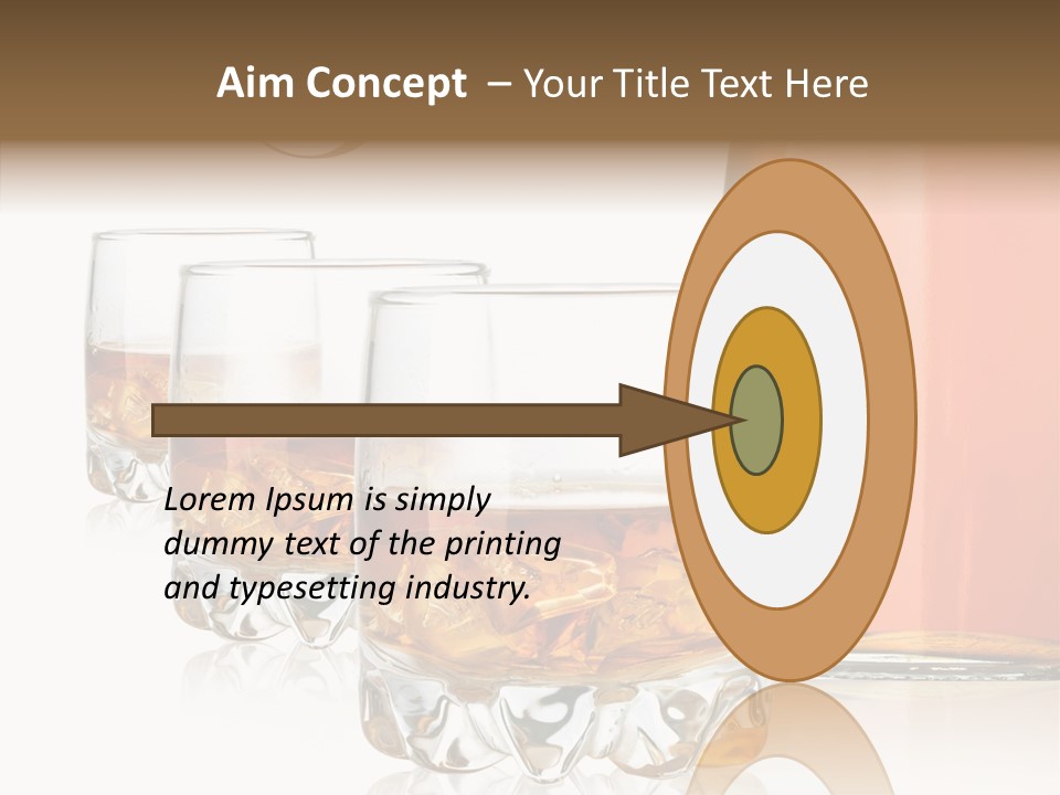 Beverage Yellow Single PowerPoint Template