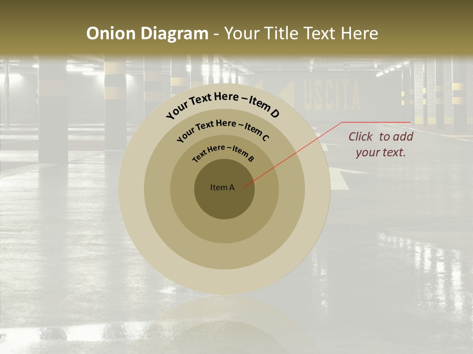 Garage Lights Pavement PowerPoint Template