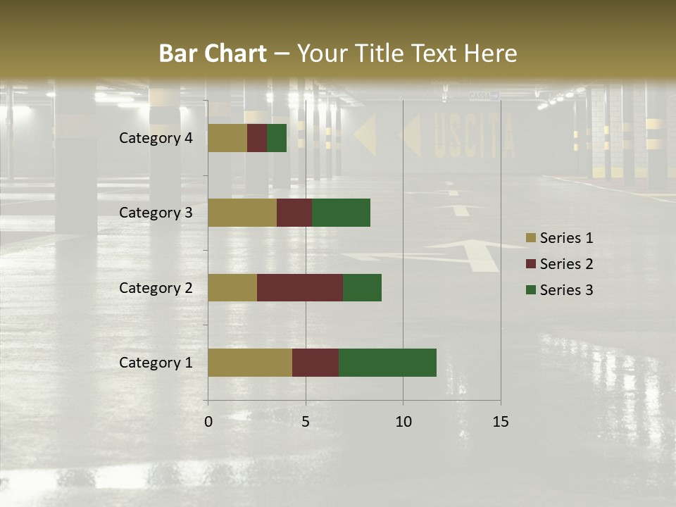 Garage Lights Pavement PowerPoint Template