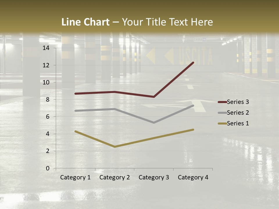 Garage Lights Pavement PowerPoint Template