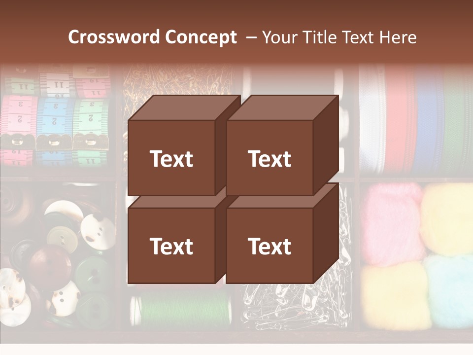 Stitch Grunge Tailor PowerPoint Template