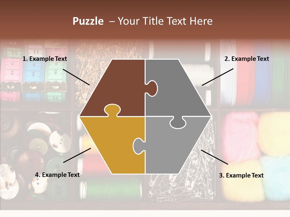 Stitch Grunge Tailor PowerPoint Template