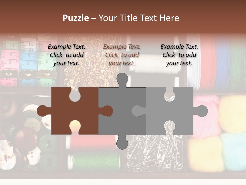 Stitch Grunge Tailor PowerPoint Template