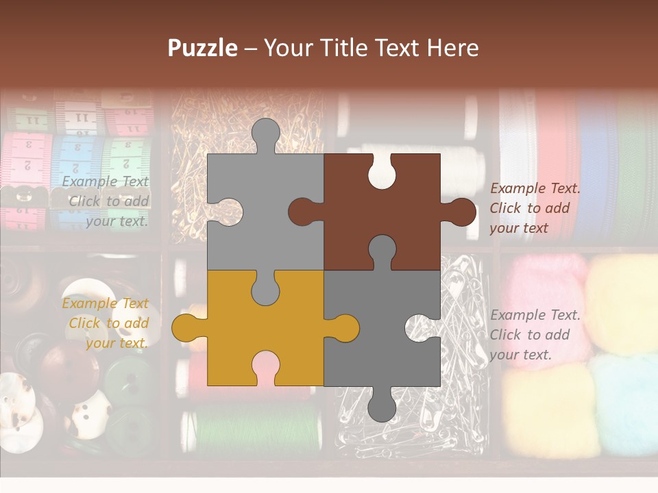 Stitch Grunge Tailor PowerPoint Template