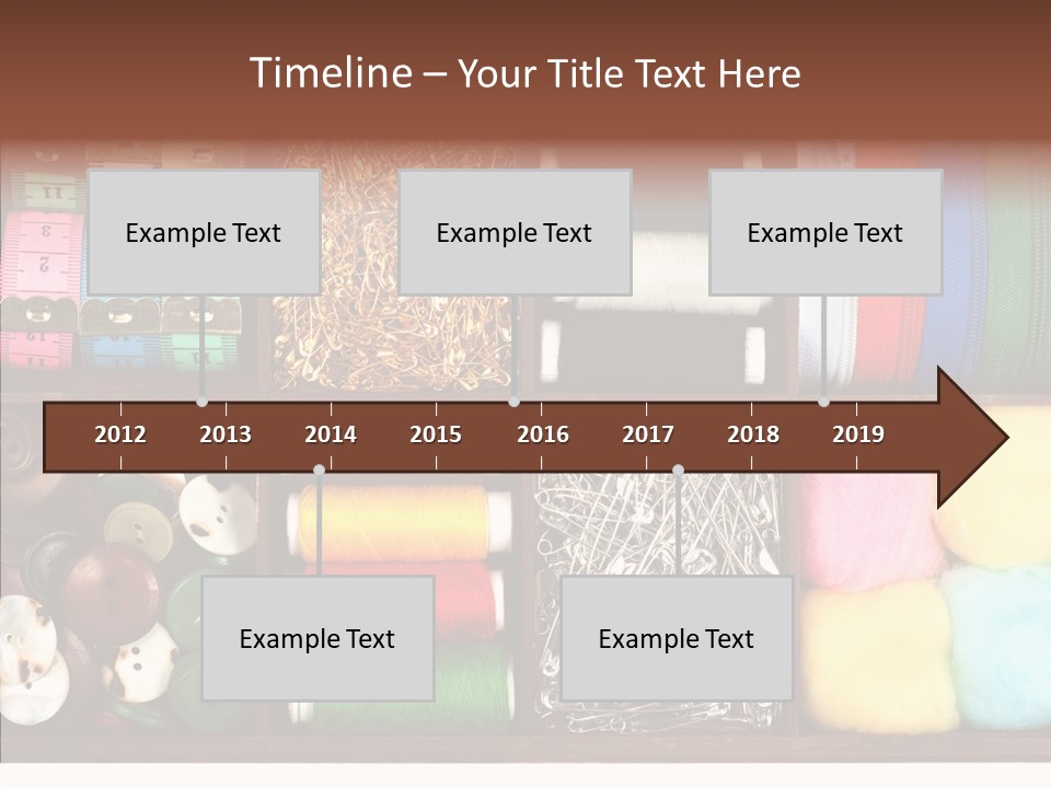Stitch Grunge Tailor PowerPoint Template
