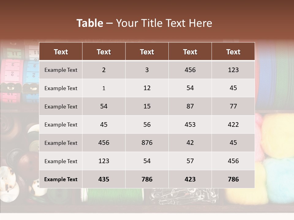 Stitch Grunge Tailor PowerPoint Template
