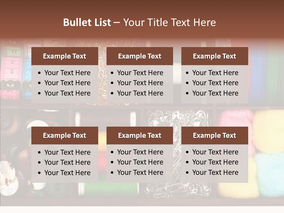 Stitch Grunge Tailor PowerPoint Template