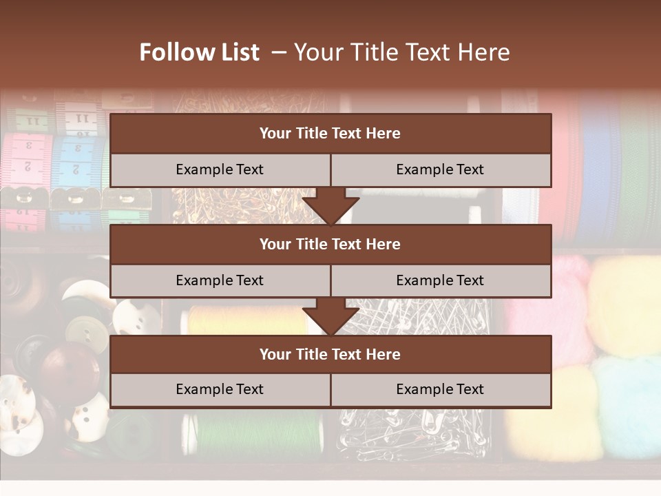 Stitch Grunge Tailor PowerPoint Template