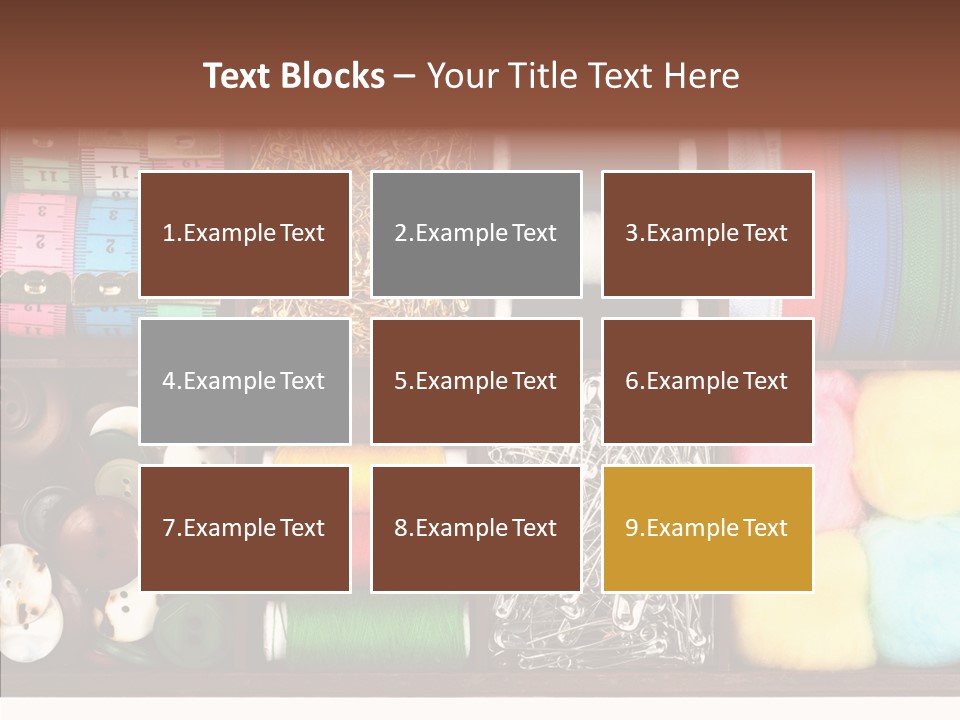 Stitch Grunge Tailor PowerPoint Template