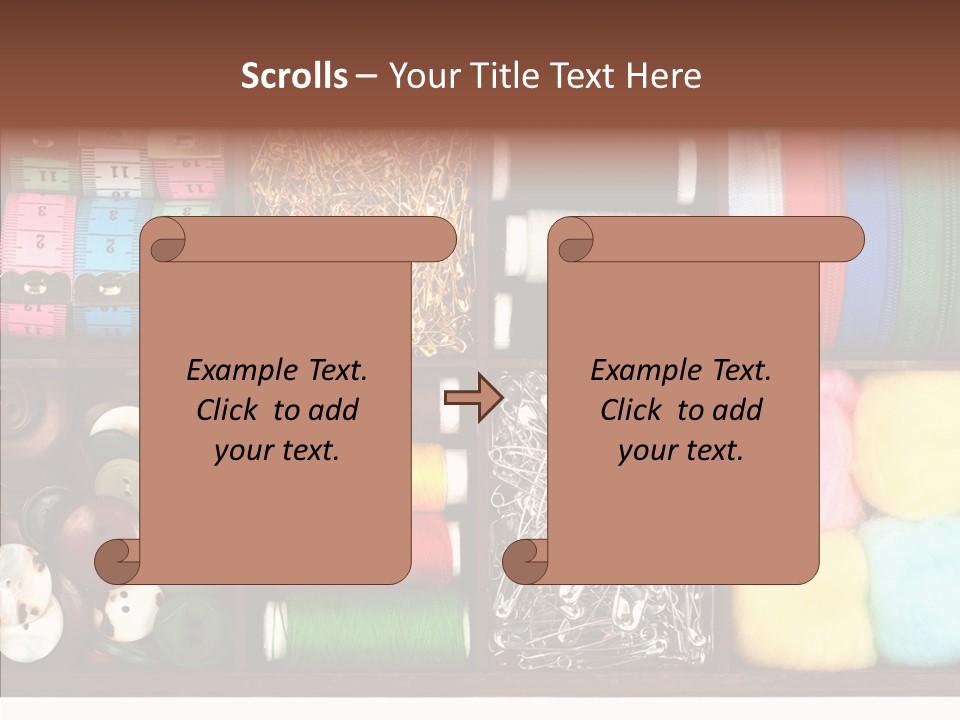 Stitch Grunge Tailor PowerPoint Template
