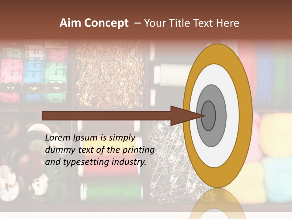 Stitch Grunge Tailor PowerPoint Template