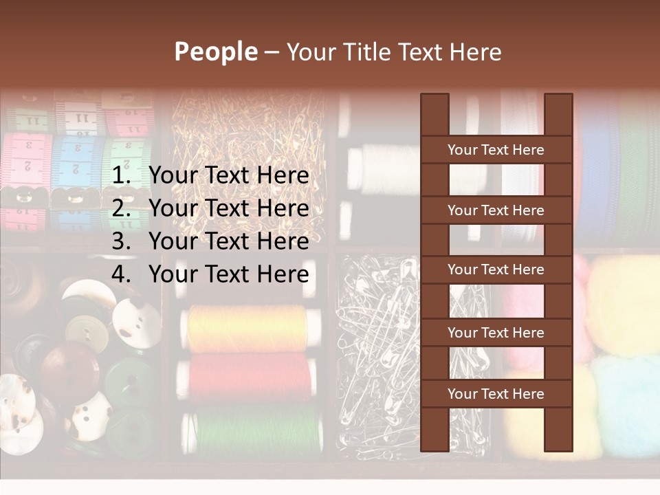 Stitch Grunge Tailor PowerPoint Template