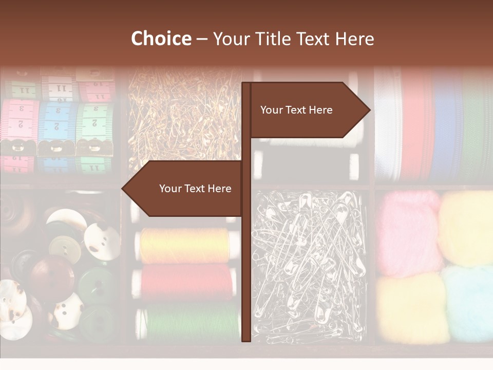 Stitch Grunge Tailor PowerPoint Template