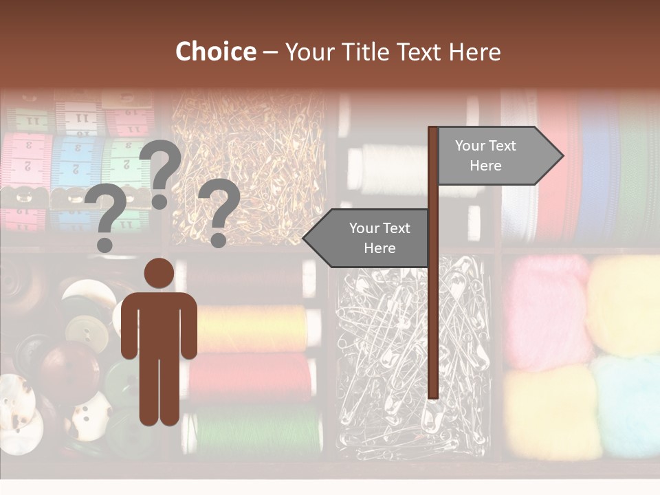 Stitch Grunge Tailor PowerPoint Template
