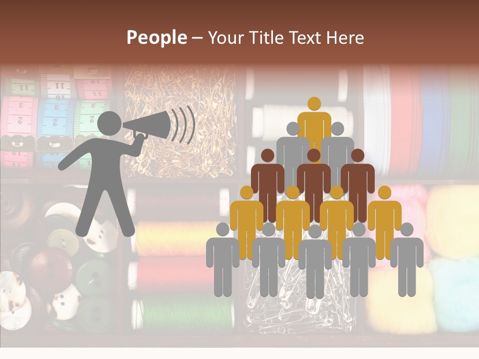 Stitch Grunge Tailor PowerPoint Template