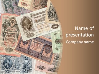 Empire Money Currency PowerPoint Template