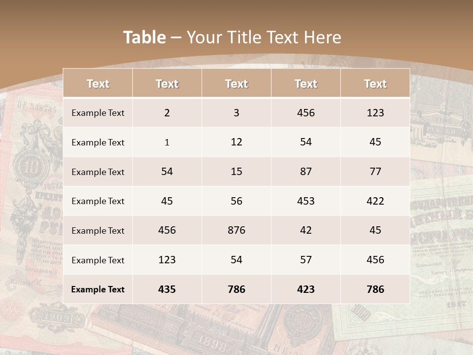 Empire Money Currency PowerPoint Template