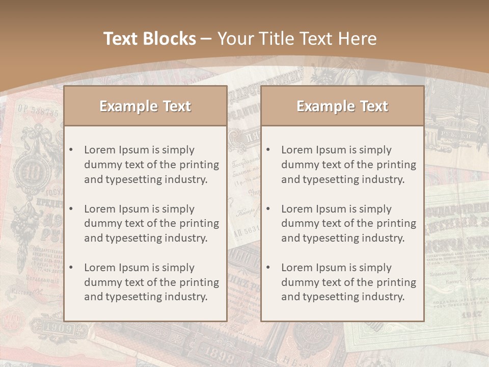 Empire Money Currency PowerPoint Template