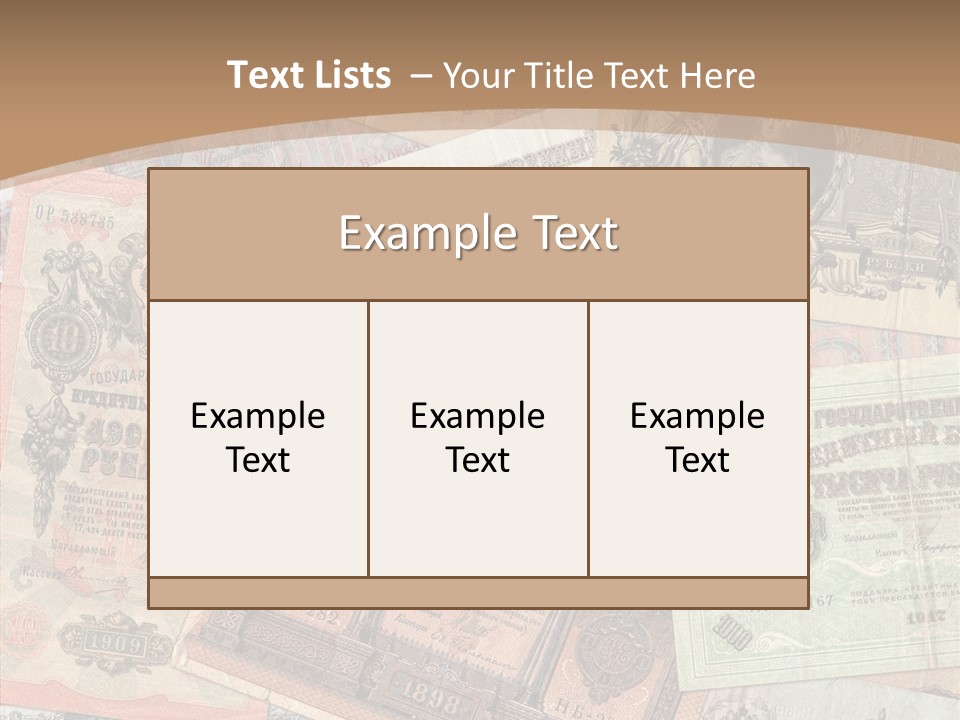 Empire Money Currency PowerPoint Template