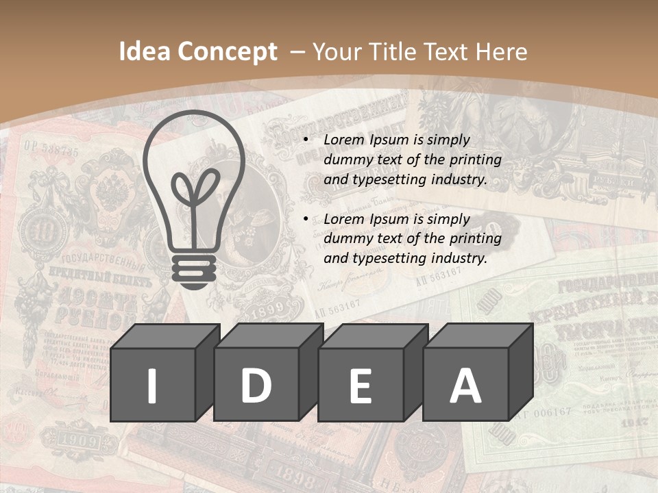 Empire Money Currency PowerPoint Template