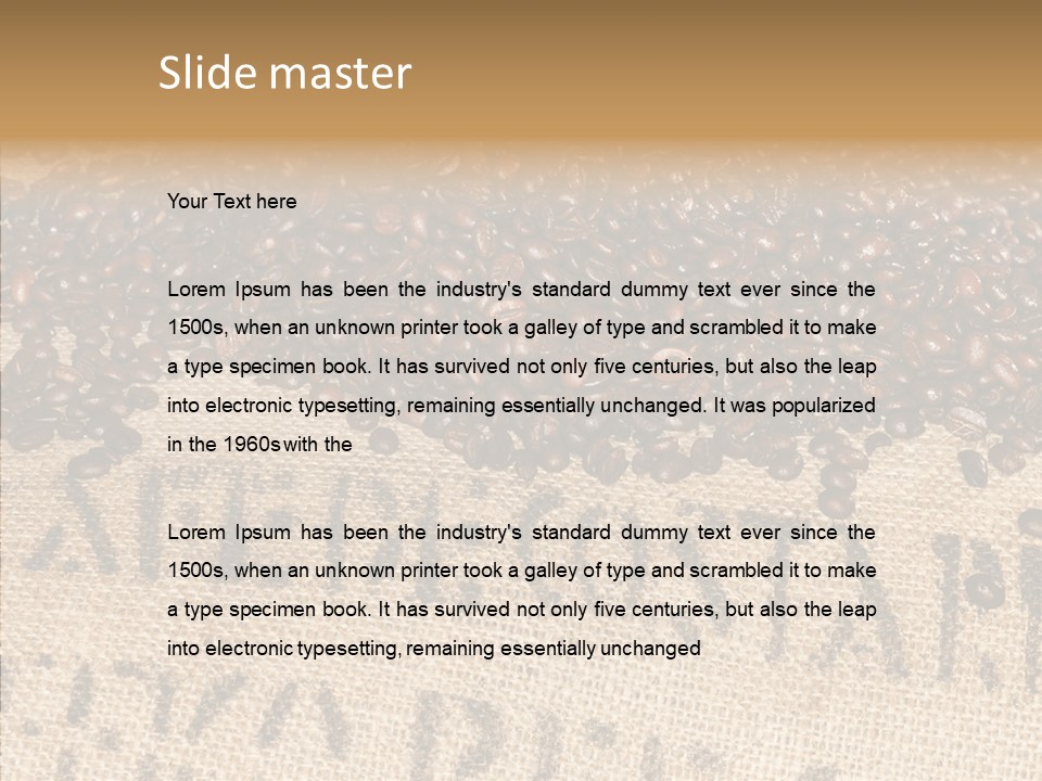 Luxury Product Costa Rica Letter PowerPoint Template