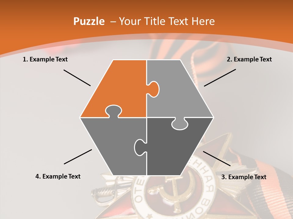 Striped Russia Old PowerPoint Template