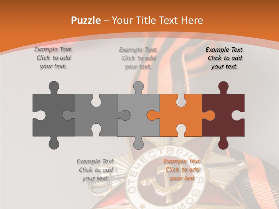 Striped Russia Old PowerPoint Template