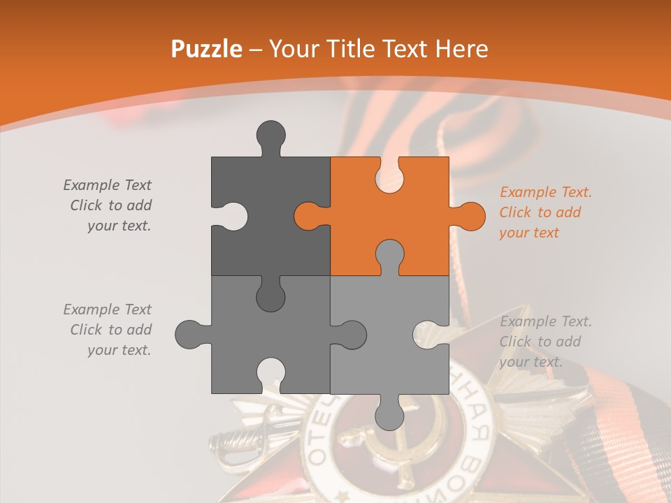 Striped Russia Old PowerPoint Template