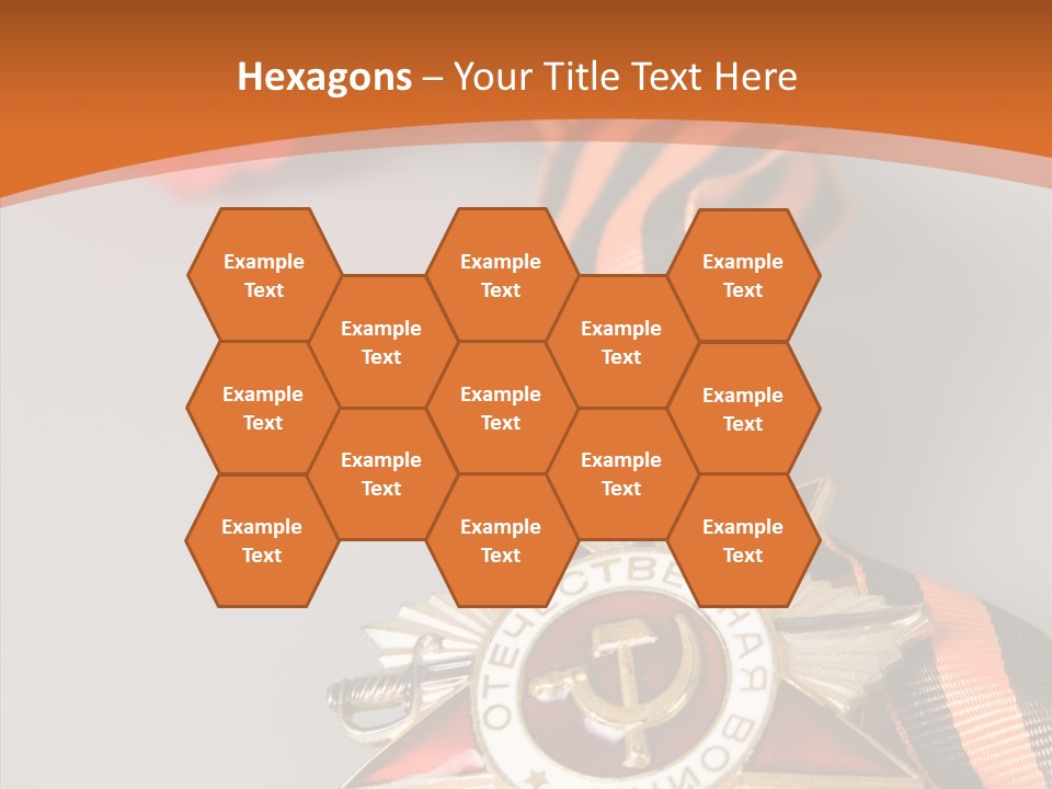 Striped Russia Old PowerPoint Template