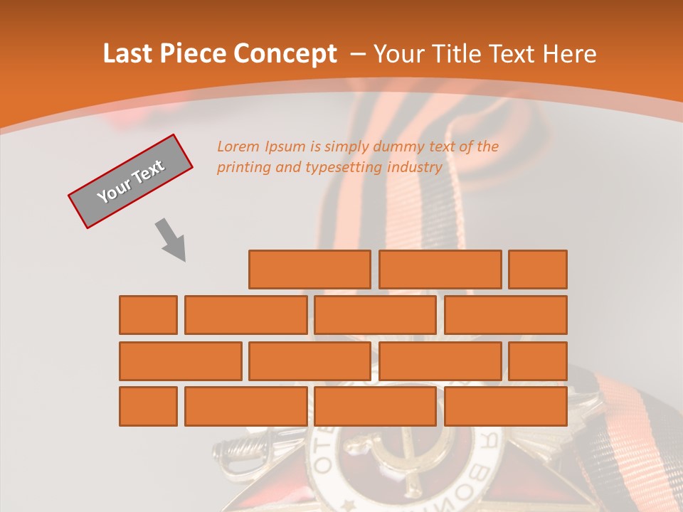 Striped Russia Old PowerPoint Template