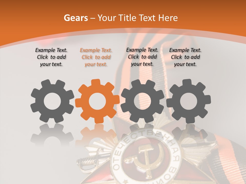 Striped Russia Old PowerPoint Template