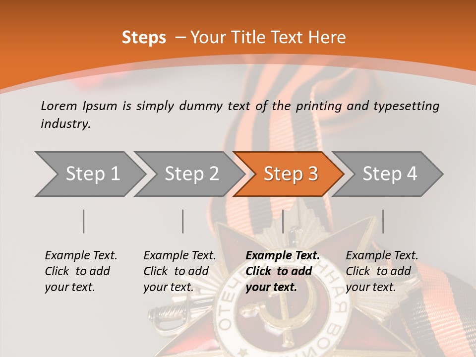 Striped Russia Old PowerPoint Template