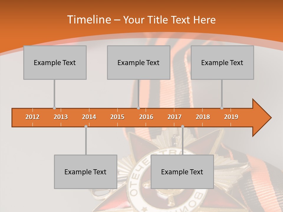 Striped Russia Old PowerPoint Template