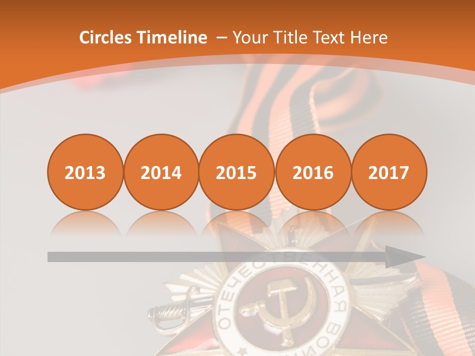 Striped Russia Old PowerPoint Template