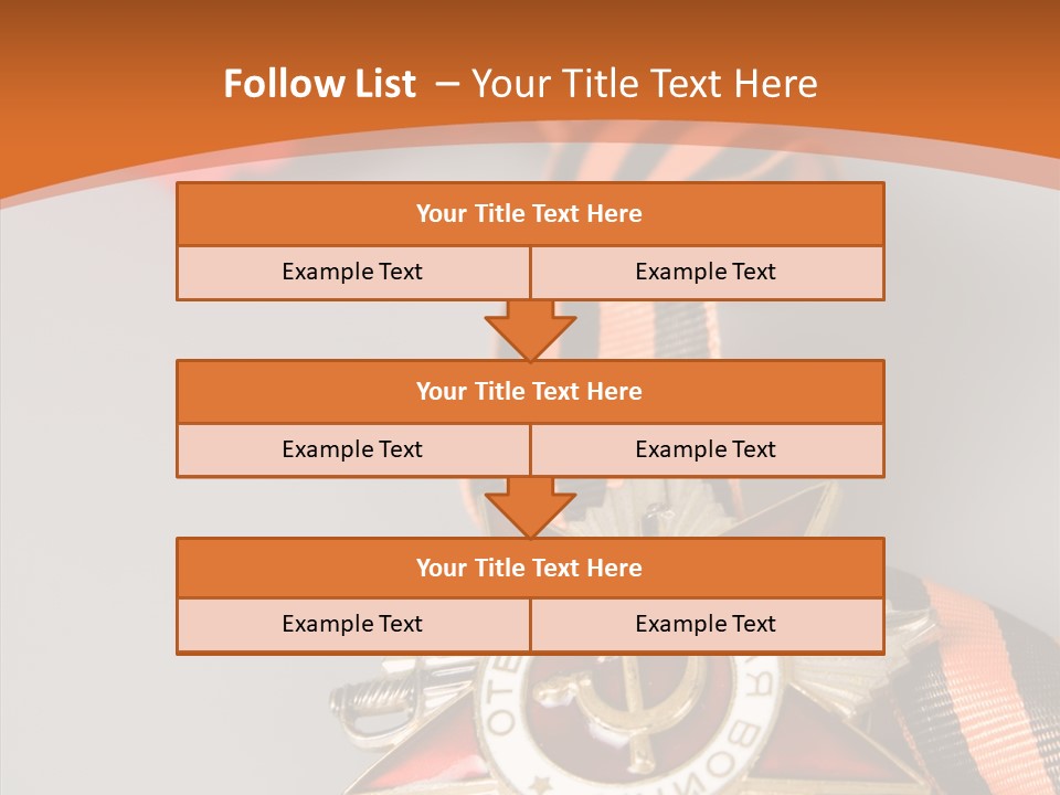 Striped Russia Old PowerPoint Template