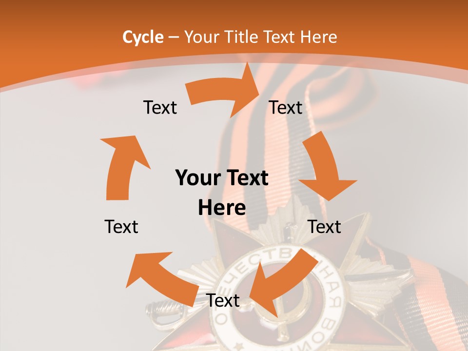 Striped Russia Old PowerPoint Template