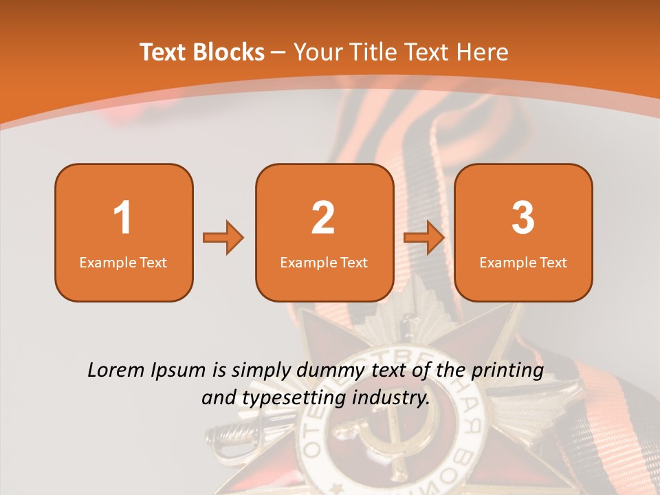 Striped Russia Old PowerPoint Template