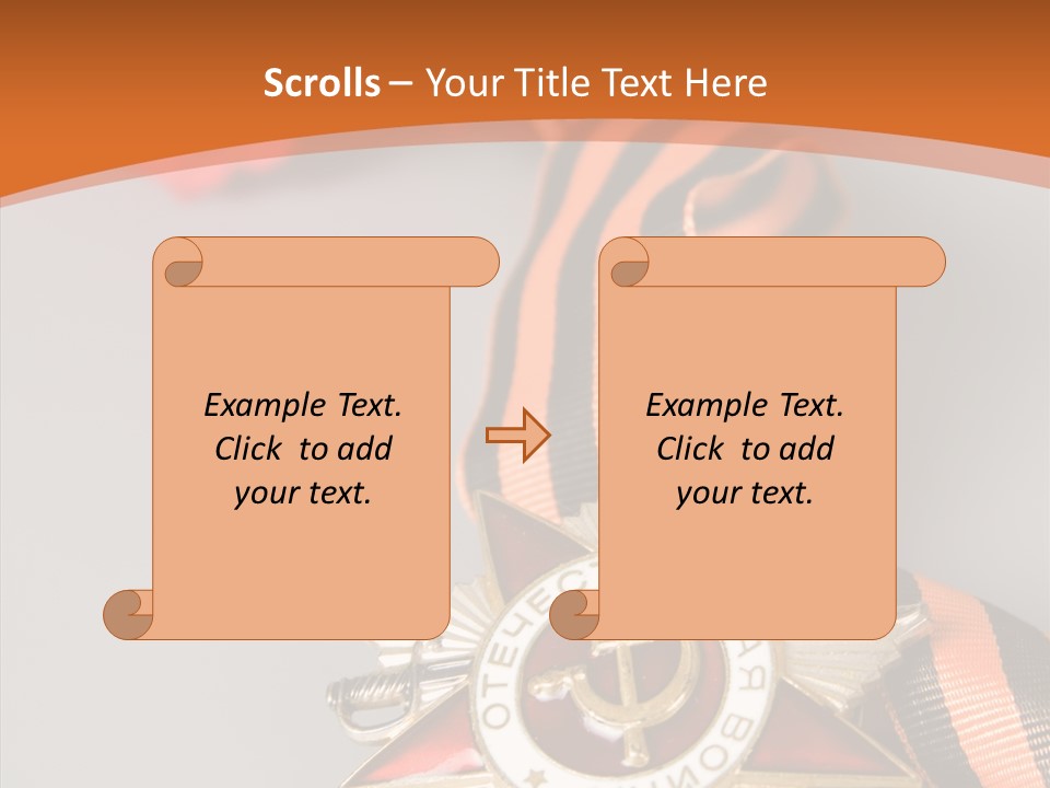 Striped Russia Old PowerPoint Template