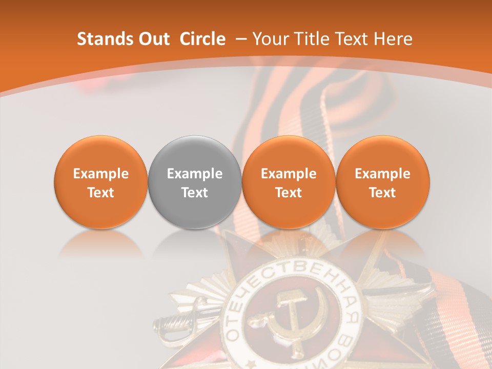 Striped Russia Old PowerPoint Template